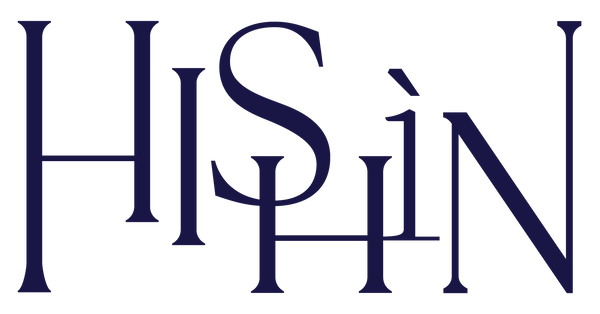 HISHIN monogram header logo
