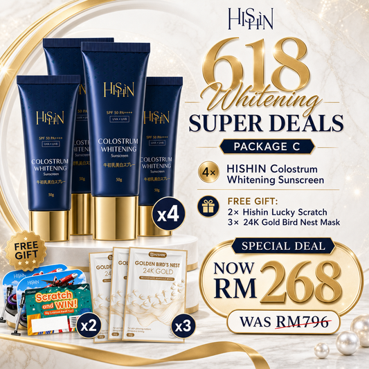 HISHIN 618 Whitening Super Deals - Package C Value Family Pack RM268